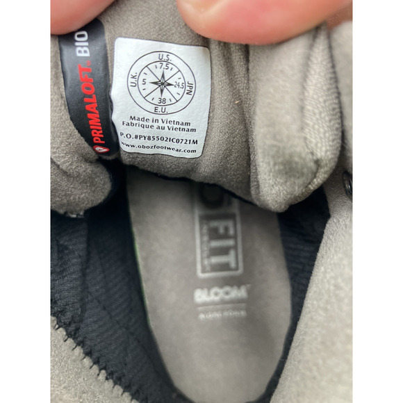 Oboz SPHINX MID INSULATED B-DRY WATERPROOF Women's NEW Hiking Boot Brown Sz 7.5 - Picture 11 of 12